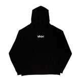 Throwie Oversized Hoodie in Black